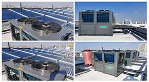 常州红梅医院空气能+太阳能热水系统——效果分析