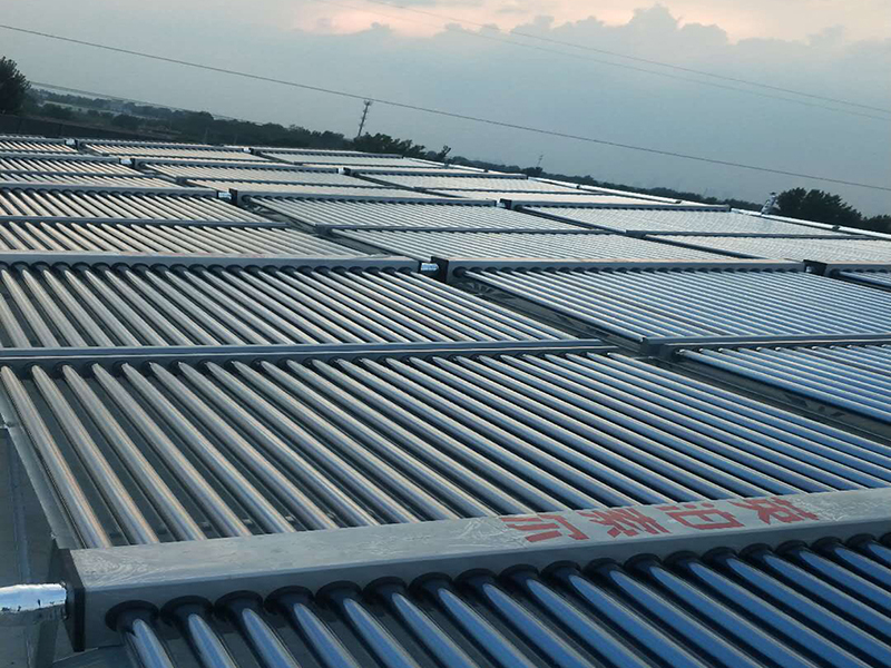 山东某工厂员工宿舍太阳能加空气能热水工程