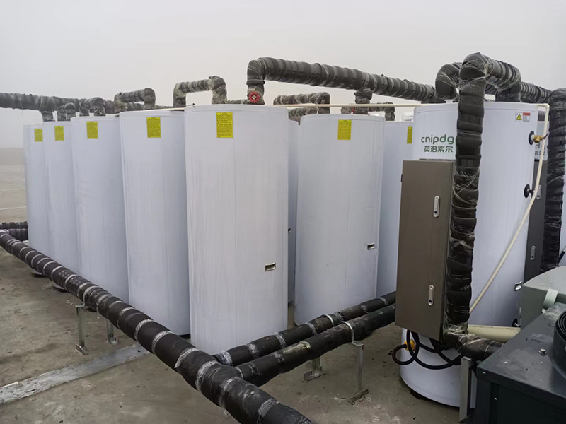 安徽宿州工业园15吨空气能热水项目