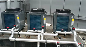 冬暖夏凉三联供，酒店空气能热泵实现免费制热水